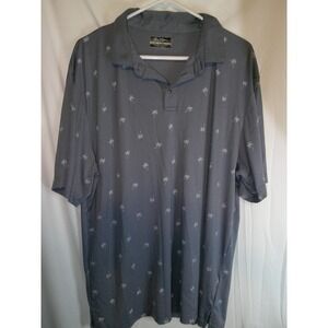 Ben Hogan Performance Polo Shirt Palm Print‎ Golf Casual XL